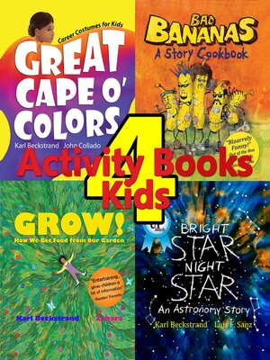 cover image of 4 Activity Books for Kids